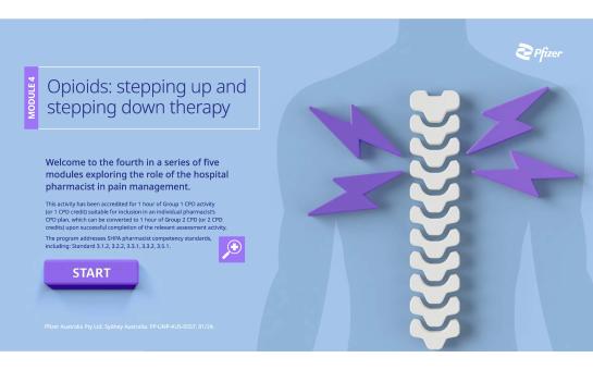 Module 4: Opioids: stepping up and stepping down therapy